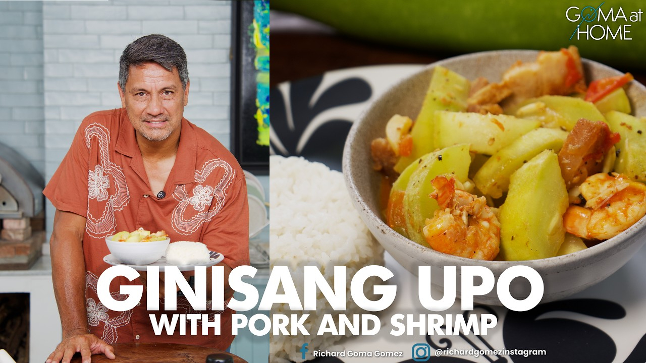 Goma At Home: Ginisang Upo with Pork and Shrimp